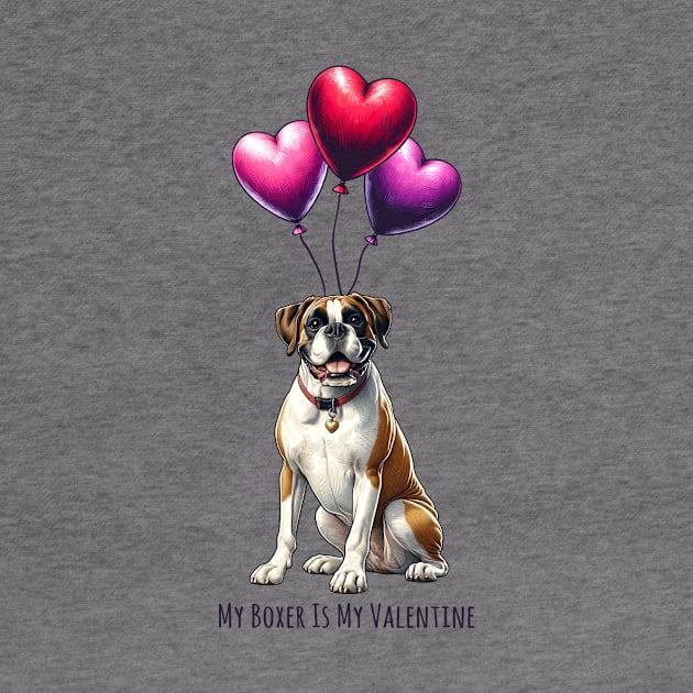 My Boxer Is My Valentine by Happy Solstice